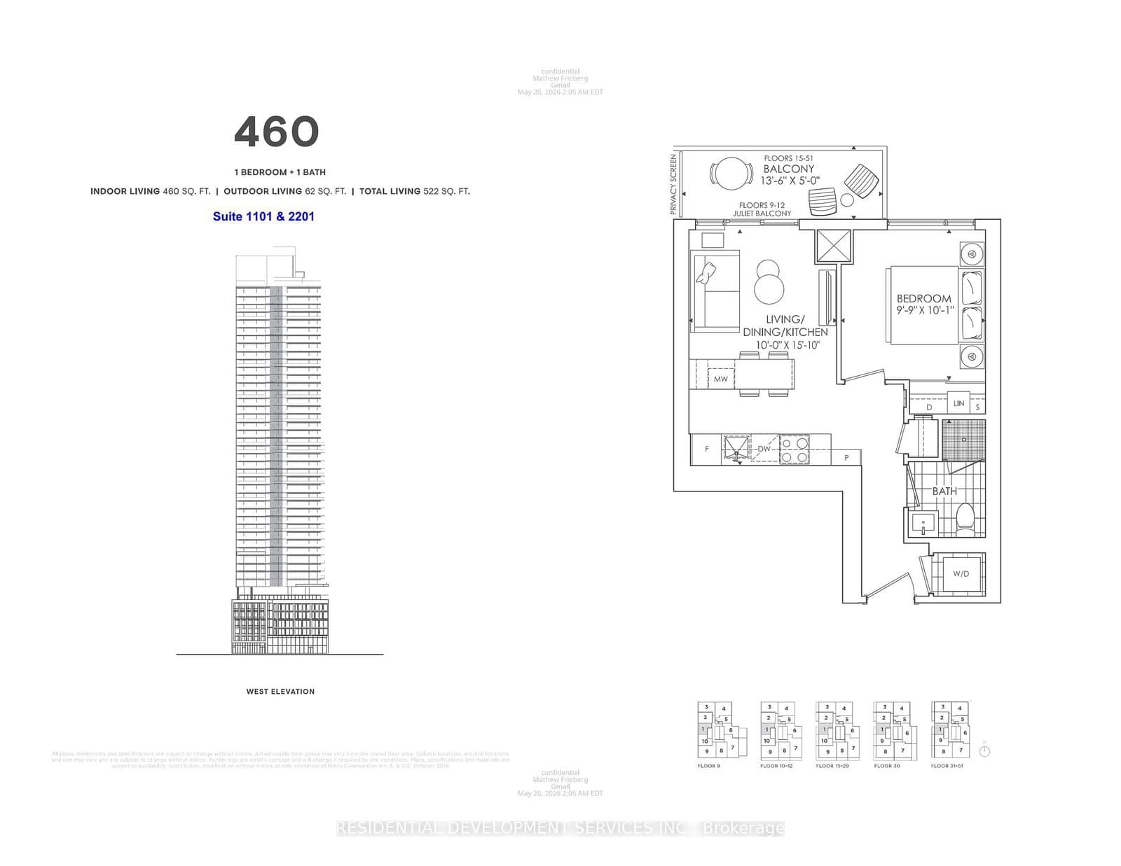89 Church Street, Unit 1101