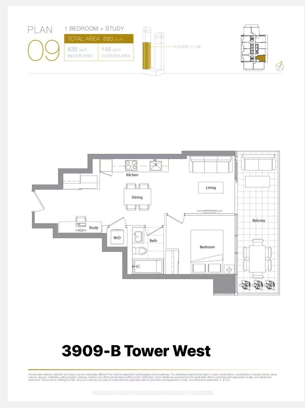 3 Concord Cityplace Way, Unit 3909