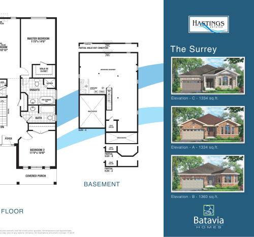 Surrey (50') floor plan