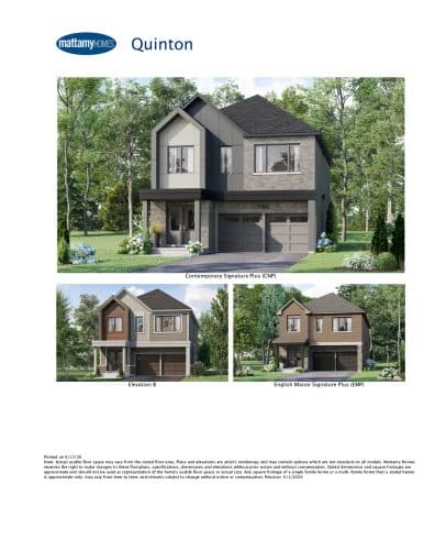Quinton floor plan