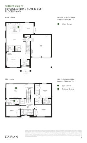 50' Collection / Plan 43 (with Loft) floor plan