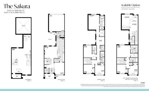 The Sakura (Courtyard Towns) floor plan